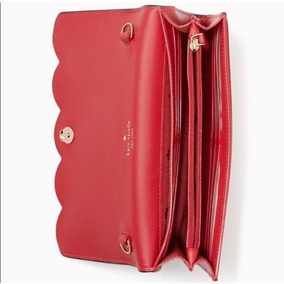 🍒 Kate Spade Bing Cherry Wallet On a Chain Crossbody/Clutch K6148 $259 - Picture 5 of 6